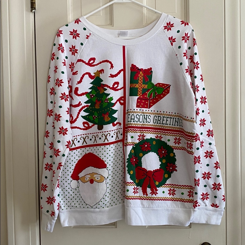 Festive 90s Christmas Sweatshirt